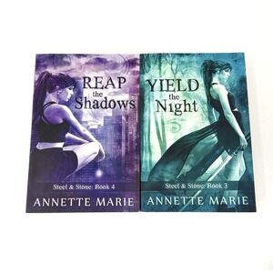 Annette Marie Steel & Stone Book Lot 2 Yield the Night Reap the Shadows PB